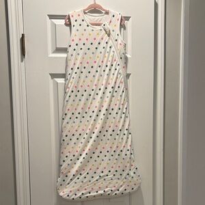 Kyte BABY - Size M 1.0 tog - White w/ rainbow dots -  Sleep Sack
